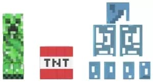 Minecraft Diamond Level Creeper Action Figure