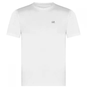 CP COMPANY Short Sleeve Basic Logo T-Shirt - White 103