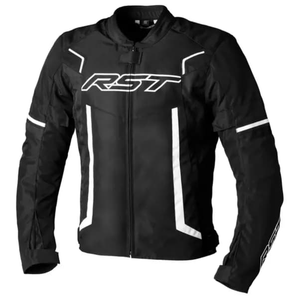 RST Pilot Evo Ce Mens Textile Jacket Black White 42
