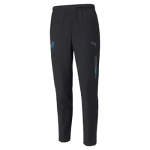 Puma MCFC Pre Match Woven Track Pants Unisex Adults - Black
