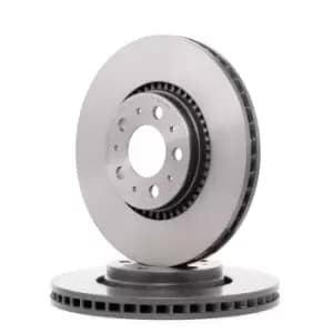 PAIR PAINTED BREMBO BRAKE DISCS 09.9130.11