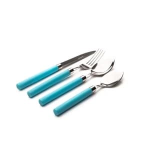 Pencil Shaped Cutlery Set 16 Piece Acapulco Blue