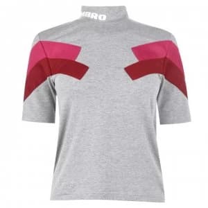 Umbro Chevron Crew T Shirt - GREY MARL