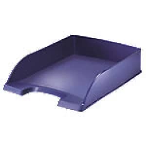 Leitz Letter Tray Style Polystyrene Blue 25.5 x 35.7 x 7 cm