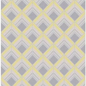 Boutique Trifina Geo Yellow Decorative Wallpaper - 10m
