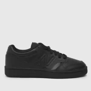 New Balance Black 480 Youth Trainers