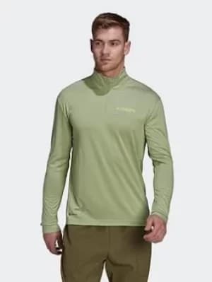 adidas Terrex Multi Half-zip Tee, Black Size XS Women