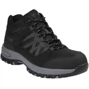 Regatta Mens Sandstone Safety Boots (8 UK) (Black/Granite) - Black/Granite
