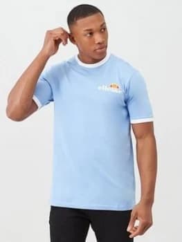 Ellesse Agrigento Ringer T-Shirt - Light Blue