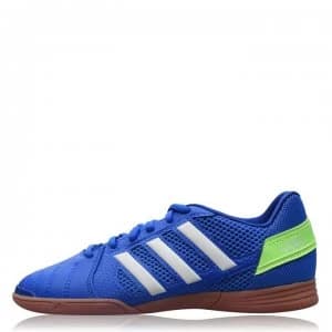 adidas Top Sala Junior Indoor Football Trainers - Blue/White