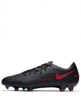 Nike Mens Phantom Gt Academy Firm Ground Football Boot, Black/Grey, Size 7, Men