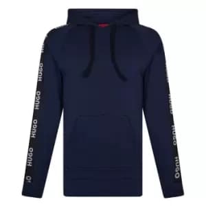 Hugo Boss Sporty Logo Hoodie Mens - Blue