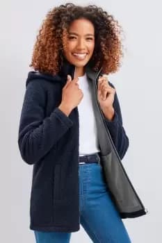 Cosy Bonded Fleece Hooded Jacket