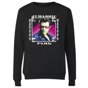 Jurassic Park Jeff Womens Sweatshirt - Black - L