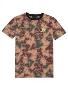 Money Boys Short Sleeve Print T-Shirt - Camo