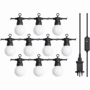 Luxform 24V 10 Bulb Opal LED String Light Honolulu
