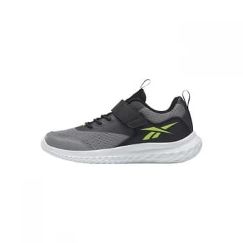 Reebok Rush Runner 4 Alt Shoes Kids - Pure Grey 5 / Black / Acid Yel