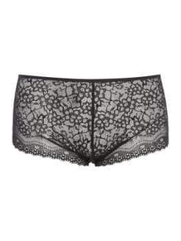 b.temptd B.enticing boyshort Black