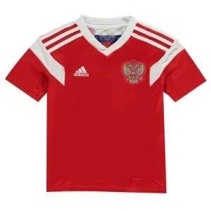 adidas Russia Home Shirt 2018 Junior - Red/White