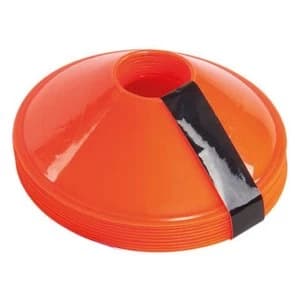 Precision Sleeved Set of 10 Saucer Cones - Orange