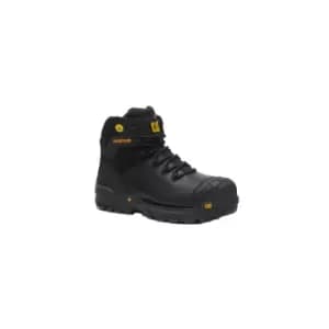 Caterpillar Mens Excavator Grain Leather Safety Boots (11 UK) (Black)