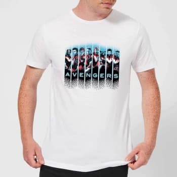Avengers: Endgame Character Split Mens T-Shirt - White - XS