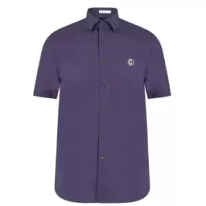 Ted Baker Fonsho Short Sleeve Shirt - Blue