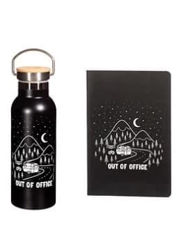 Sass & Belle Out of Office A5 Notebook & Waterbottle, One Colour, Women
