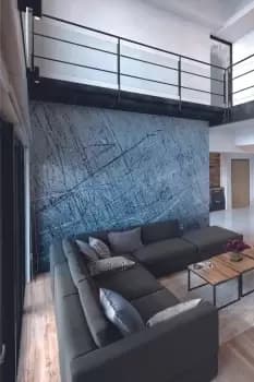 Scratched Metal Grey Matt Smooth Paste the Wall Mural 350cm wide x 280cm high