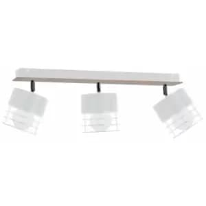 Keter Casa Ceiling Spotlight Bar White, Wood, 60cm, 3x E27