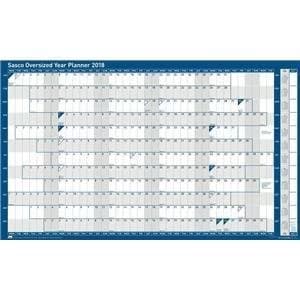 Original Sasco 2018 Unmounted Oversized Year Planner