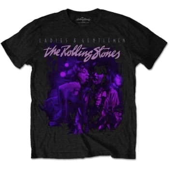 The Rolling Stones - Mick & Keith Together Unisex Large T-Shirt - Black