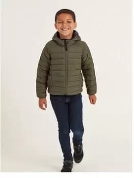 Boys, TOG24 Midsley Lw Down Jacket, Khaki, Size 10-11 Years