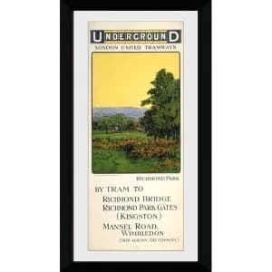 Transport For London Richmond Park Framed Collector Print