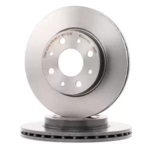 PAIR PAINTED BREMBO BRAKE DISC 09.8616.11