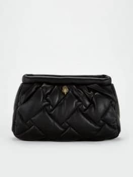 Kurt Geiger London Kensington Soft Clutch Bag - Black