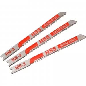Black and Decker X22003 Piranha Metal HSS U Shank Jigsaw Blades Pack of 3