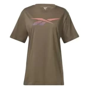 Reebok Logo T-Shirt Mens - Brown