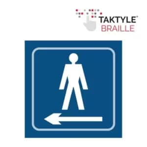 Gentlemen Graphic Arrow Left - Taktyle (150 x 150mm)