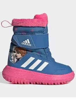 adidas Infant Winterplay Frozen, Blue/White, Size 5