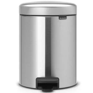 Brabantia newIcon 5L Pedal Bin - Matt Steel