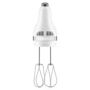 KitchenAid 5KHM5110BWH 5 Speed 85W Hand Mixer - White