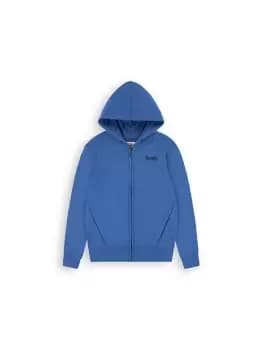 Teenager Logo Full Zip Hoodie - Blue