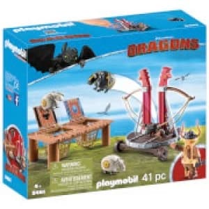 Playmobil DreamWorks Dragons Gobber the Belch with Sheep Sling (9461)