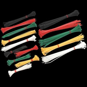 Genuine SEALEY CT375 Cable Tie Assortment Pack of 375