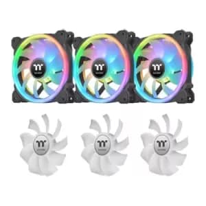 Thermaltake SWAFAN 12 RGB Reversible Airflow Radiator Fan (3 Fan Pack,
