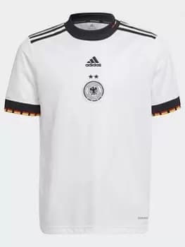 adidas Germany 21/22 Home Jersey, White, Size 13-14 Years