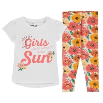 SoulCal T Shirt and Leggings Set Infants - Striped