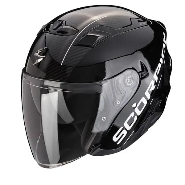 Scorpion EXO-230 QR Black Silver Jet Helmet Size XS