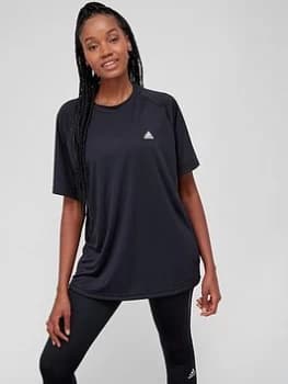 adidas Yoga Boyfriend T-Shirt - Black Size XS Women